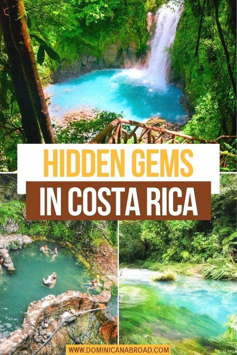 Hidden Gems in Costa Rica Map Of Costa Rica Travel, Tamarindo, Costa Rica Jungle Water Slide, The Springs Costa Rica, Places In Costa Rica, Traveling Costa Rica, Hidden Gems Costa Rica, Costa Rica Road Trip Map, 8 Days In Costa Rica