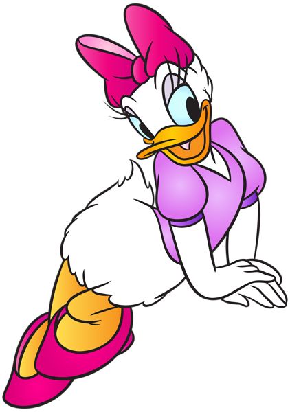 Donald Duck Drawing, Daisy Duck Party, Disney Princess Png, Walt Disney Cartoons, Mickey Mouse Illustration, Daisy Shirt, Mickey Mouse Drawings, Duck Illustration, Kids Cartoon Characters