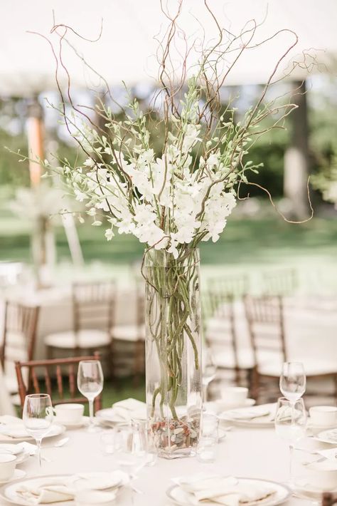 Greenery Wedding Centerpieces, Wedding Branches, Elegant Wedding Centerpiece, Tall Wedding Centerpieces, Tall Centerpieces, Rustic Wedding Centerpieces, Wedding Table Centerpieces, Reception Decor, Greenery Wedding