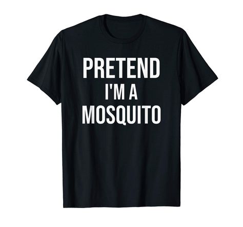 PRICES MAY VARY. Solid colors: 100% Cotton; Heather Grey: 90% Cotton, 10% Polyester; All Other Heathers: 50% Cotton, 50% Polyester Imported Pull On closure Machine Wash This awesome funny Pretend I'm A Mosquito design is the perfect simple and fast last minute outfit or lazy DIY costume idea for men, women and kids to wear at the next office or Halloween party. This cool pretend design makes a great gift for someone who hates or is anti Halloween or doesn't like to dress up. Grab one for your fr Halloween, Grey, Lazy Halloween, Funny Halloween, Last Minute, Halloween Costume, Heathers, Heather Grey, T Shirts