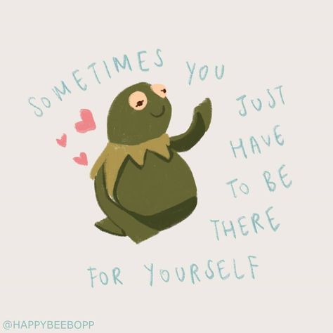 HappyBeeBopp | Mental Wellness on Instagram: “Sometimes you just have to be there for yourself. Practice self-compassion and don't be so harsh on yourself. We all make mistakes and grow…” Self Compassion Phone Wallpaper, Happybeebopp On Instagram, Self Compassion Aesthetic, Safe And Sound Aesthetic, Be Gentle With Yourself Quotes, Compassion Illustration, Mh Quotes, Grow Wallpaper, Be There For Yourself