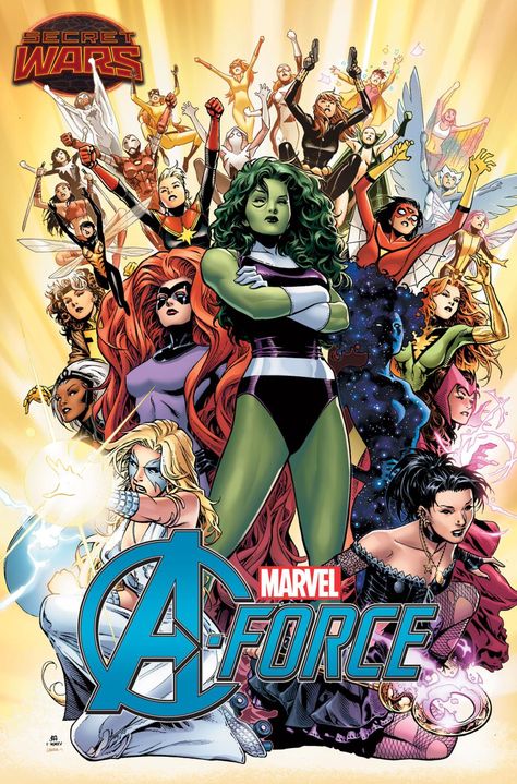 Meet Marvel's New All-Female Superhero Team Jim Cheung, Female Avengers, Avengers Team, Online Comic Books, Kitty Pryde, Superhero Team, Female Superhero, Marvel Comic Books, Marvel Entertainment