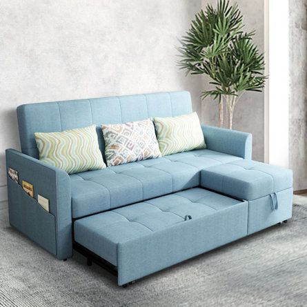 Foldable Sofa, Bed Foldable, Upholstered Sofa Bed, Multifunctional Furniture Small Spaces, Sofa Bed Sleeper, Apartment Stuff, Modern Sofa Bed, Diy Furniture Redo, Sofa Bed Design