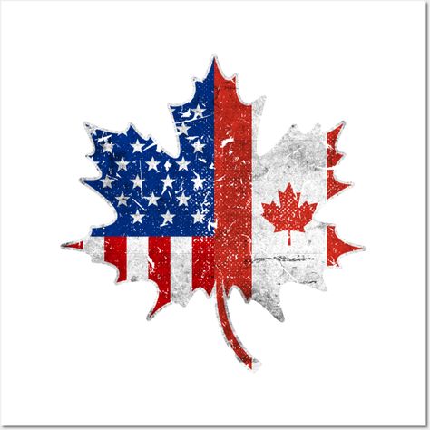 USA Canadian Pride Outfits Canada. -- Choose from our vast selection of art prints and posters to match with your desired size to make the perfect print or poster. Pick your favorite: Movies, TV Shows, Art, and so much more! Available in mini, small, medium, large, and extra-large depending on the design. For men, women, and children. Perfect for decoration. American And Canadian Flag Together, Canadian American Tattoo, Canda Flag, Canadian Flag Art, Maple Leaf Tattoos, Usa Flag Wallpaper, Sam Tattoo, Outdoor Tattoo, Canadian Style