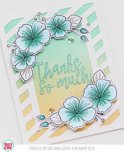 Hi all! Today I want to share my card for Avery Elle featuring Floral Bouquet Clear Stamps . This stamp set is so gorgeous and pretty so I ... Handmade Greeting Card Designs, File Decoration Ideas, Book Art Projects, Bond Paper Design, Floral Cards Design, Floral Border Design, Bullet Journal Design Ideas, Diy Paper Crafts Decoration, Bullet Journal Lettering Ideas