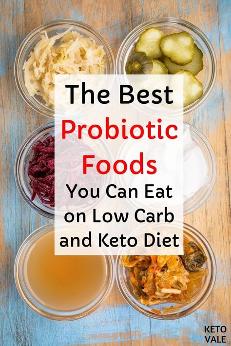 Keto Probiotic Foods, Probiotic Diet, Fat Loss Exercise, Best Probiotic Foods, Gut Recipes, Prebiotic Foods, Breakfast Low Carb, Resep Diet, Best Probiotic