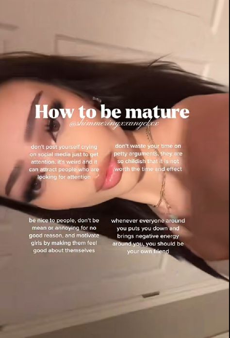 Nature, How To Have A Good Personality Tips, How To Be Main Character In School, Tips To Be Confident, How To Get Matured, How To Be Responsible Tips, How To Become Mentally Attractive, How To Seem More Mysterious, How To Look Matured In School