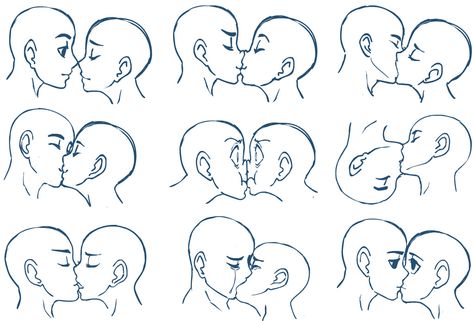 Explore claessenjenny's photos on Flickr. claessenjenny has uploaded 22 photos to Flickr. Kiss Reference, Kissing Reference, Kiss Drawing, Kissing Poses, Kissing Drawing, Couple Drawing, Desen Anime, Gambar Figur, Drawing Expressions