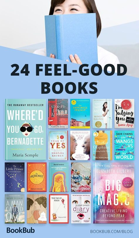 24 of the best feel-good books you can read! Best Feel Good Books, Feel Good Books For Women, Books On Happiness, Feel Good Books, Books You Should Read, Happy Books, Reading Rainbow, Book Challenge, Fiction And Nonfiction