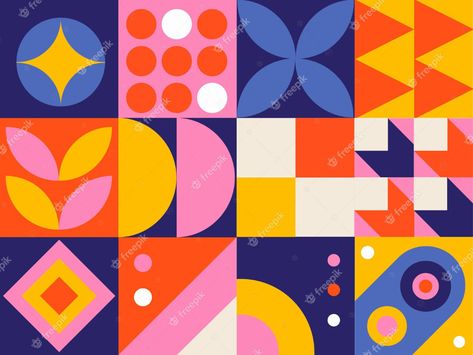 Geometric Shape Illustration, Kaleidoscope Illustration, Desain Buklet, Geometric Shapes Art, Geometric Artwork, Geometric Pattern Art, Creative Pattern, Geometric Elements, Chocolate Design