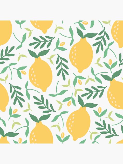 Pattern Illustrations, Marco Polaroid, Lemon Pattern, Lemon Art, Keramik Design, Lemon Patterns, Sketch Style, Fruit Pattern, Sweet Floral