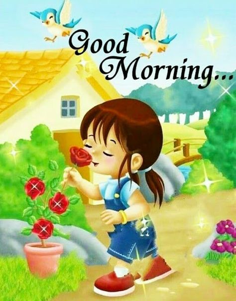 Good Morning Images For Whatsapp Gd Mrng Images, Gd Mrng, Good Morning Cartoon, Bon Mardi, Good Morning Sister, Cute Good Morning Images, Good Morning Beautiful Flowers, Good Morning Wallpaper, Morning Quotes Funny