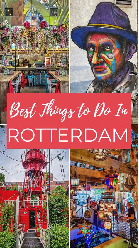 Planning to visit Rotterdam in the Netherlands? Here are the best things to do in Rotterdam including the most important travel tips. #Rotterdam #Netherlands #Europe Travel Rotterdam, Rotterdam Things To Do, Netherlands Tourism, Netherlands Rotterdam, Norway Vacation, Europe Train Travel, Europe Train, Rotterdam Netherlands, Visit Amsterdam