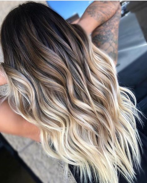 #inhhair #hairinspo #inhbabe #hairextensions #brunette #highlights #balayage #blonde Kadeřnické Trendy, Brown Ombre Hair, Vlasové Trendy, Ombre Hair Blonde, Highlights Instagram, Balayage Blonde, Brown Hair With Blonde Highlights, Brown Hair Balayage, Balayage Hair Blonde