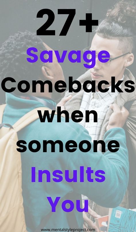 Remember these clever comebacks when someone insults you next time. Surprise them with these savage replies! Roasts Comebacks, Rude Comebacks, Insulting Words, Savage Comebacks, Savage Wallpapers, Thanks For The Compliment, Clever Comebacks, Thanking Someone, Good Comebacks