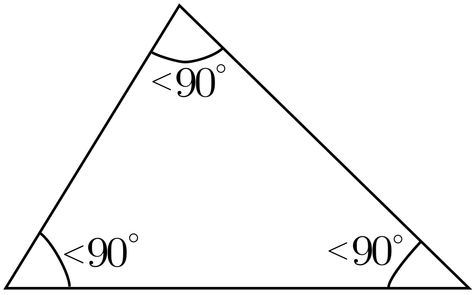 Triangle.Acute, has all interior angles measuring less than 90° Secondary School, Geometry, Acute Triangle, Acute Angle, Math Geometry, Triangles, Novelty Sign