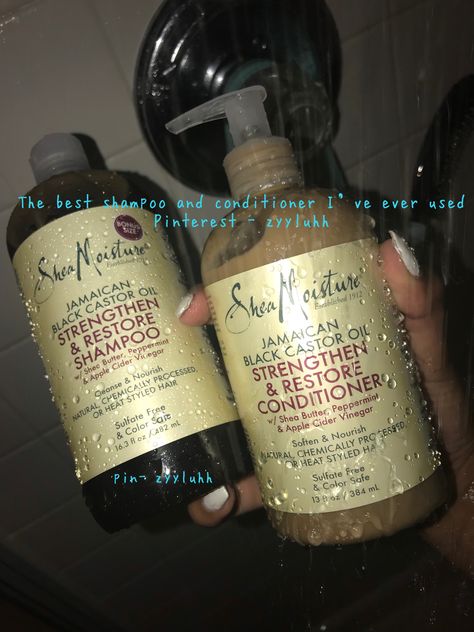 The best shampoo and conditioner I’ve ever used The Best Shampoo And Conditioner, Best Shampoo And Conditioner, Natural Beauty Treatments, Best Shampoo, Good Shampoo And Conditioner, Hair Care Growth, Shampoo For Curly Hair, Natural Hair Care Tips, Hair Regimen