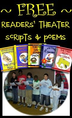 Drama Club Ideas, Silly Poems, Reading Fluency Activities, Theater Script, Theatre Classroom, Drama For Kids, Readers Theatre, Readers Theater Scripts, Drama Activities