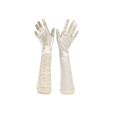 Dreamy Cream Satin Ruched Opera Gloves - Vintage clothing from Rokit -... ❤ liked on Polyvore featuring accessories, gloves, acessorios, arms, guantes, cream gloves, long opera gloves, long gloves, satin opera gloves and vintage opera gloves White Gloves Png, White Long Gloves, Arm Length Gloves, Cream Long Dresses, Cream Gloves, Accessories Png, Clothing Png, Satin Gloves, Gloves Long