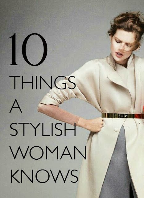 Nasihat Yang Baik, How To Have Style, Chique Outfit, Mode Tips, Wardrobe Solutions, Stylish Woman, Fashion 101, Style Tips, Mode Outfits