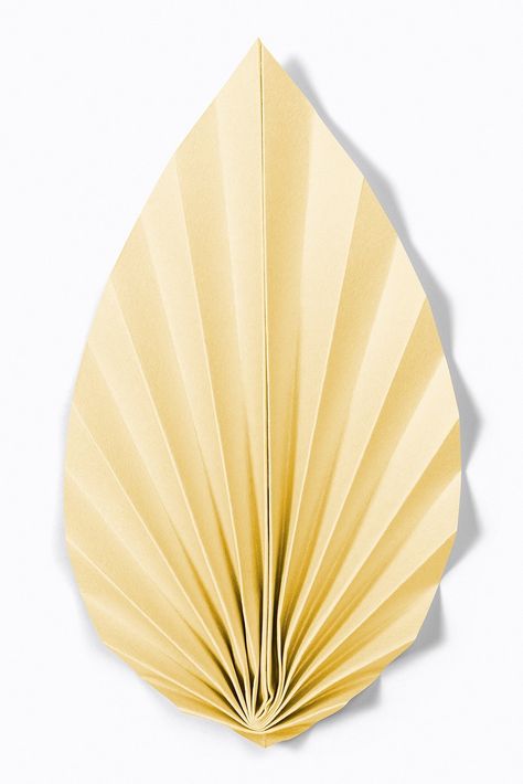 Paper craft fan palm leaf psd mockup | free image by rawpixel.com / Minty Palmas, Paper Palm Leaves, Fan Palm Leaf, Photo Elements, 3d Paper Art, Fan Palm, Paper Leaves, Paper Fans, Art 3d