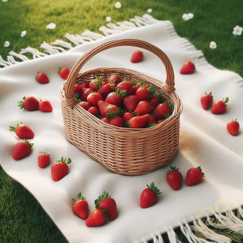 https://card9.com/ai/one-basket-of-strawberries Strawberries, Instagram, Strawberry Basket, April 20, On Instagram