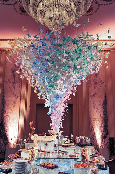 Butterfly Centerpieces, Preston Bailey, Offbeat Wedding, Quinceanera Themes, Diy Event, Event Backdrop, Quinceanera Party, Butterfly Wedding, Butterfly Theme