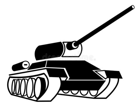 Tank. Black tank against white background , #AFF, #Black, #Tank, #tank, #background, #white #ad Military Crafts, Automotive Mechanic, Back To School Crafts, Thumbnail Image, Battle Tank, Cute Clipart, Background White, Background Illustration, Custom Cards