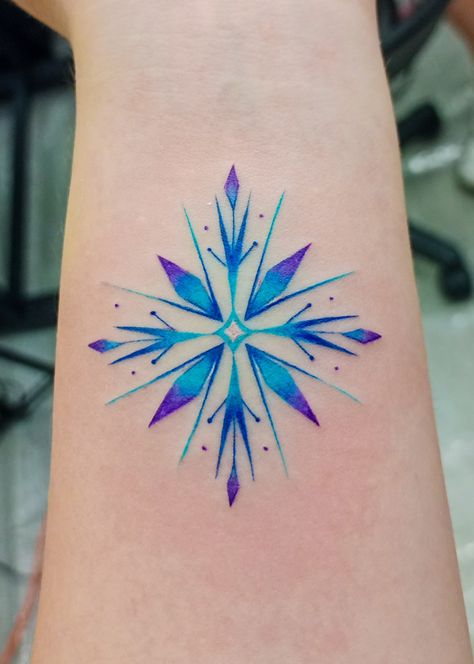 Next right thing -Frozen. Frozen 2 Symbols, Disney Frozen Snowflake Tattoo, Anna And Elsa Tattoo Sisters, Frozen Inspired Tattoo, Frozen Tattoo Small, Disney Princess Symbols Tattoo, Winter Theme Tattoo, Elsa Tattoo Frozen, Frozen Snowflake Tattoo