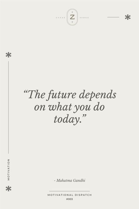 The Daily Motivation Dispatch from Zhasè Avenue. Inspire yourself to show up your best self with this powerful quote. "The future depends on what you do today" At Zhasè we design digital templates to help you manifest and attract a fulfilling career, follow us for more useful and inspiration content. New Opportunity Quotes Career Motivation, If Opportunity Doesn't Knock Build A Door, New Opportunity Quotes Career, New Opportunity Quotes, Quotes About Changing, Quote About Change, Deep Meaning Quotes, Build A Door, Opportunity Quotes