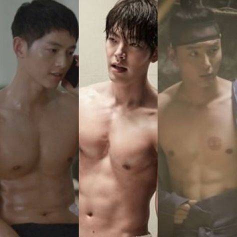 Song Joong-ki, Kim Woo-bin and Yoon Si-yoon, three actors who showed off the best ab in dramas Nam Joo Hyuk Smile, Kim Wo Bin, Uncontrollably Fond, Lee Hyun Woo, Yoo Ah In, Korean Male Actors, Asian Men Hairstyle, Woo Woo, Park Bo Gum