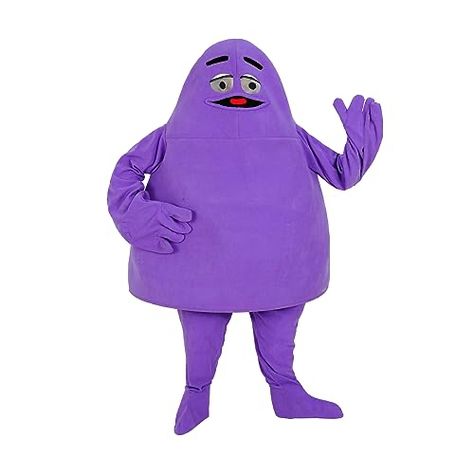 Grimace Costume, Fun Halloween Costumes, Kids Halloween Costume, Halloween Costume Suit, Superhero Costume, Purple Halloween, Clothing Fabric, Boy Costumes