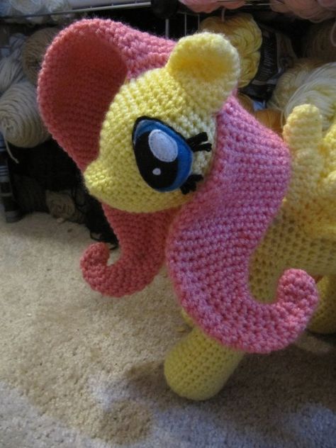 Fluttershy Pattern My Little Pony | Etsy Amigurumi Patterns, Pony Plush, Teal Crochet, Amigurumi Fox Pattern, Pokemon Pattern, Pink Lemon, Crochet Inspiration, Crochet Round, Fluttershy