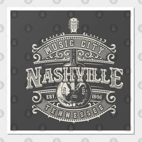 Nashville Kids, Nashville Poster, Vintage Nashville, Nashville Music City, Nashville City, Nashville Art, Dance Mom Shirts, Music City Nashville, Nashville Music