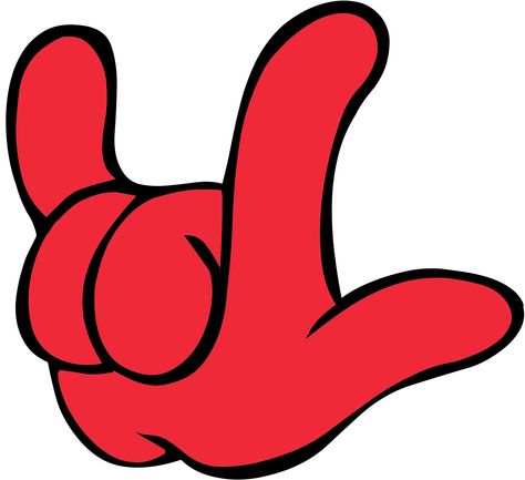 Red ily hand Asl Art, Deaf Sign, Deaf Art, Sign Language Art, Paint Book, America Sign, Red Right Hand, Deaf Culture, Language Art