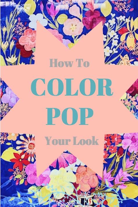 Personal Stylist tips on how to color pop your look for a brighter outfit and better mood while helping you break away from the all black clothing syndrome. All Black Outfit Pop Of Color, Pop Of Color Outfits, All Black Clothing, Dressing Classy, Bright Outfit, Bright Colored Outfits, Personal Fashion Stylist, Stylist Tips, Bright Outfits