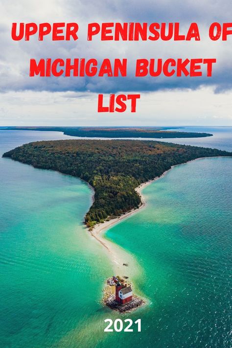 Upper Peninsula of Michigan Drone Shot Pictured Rocks Michigan, Michigan Bucket List, Escanaba Michigan, Michigan Travel Destinations, Michigan Camping, Mackinac Island Michigan, Upper Peninsula Michigan, Michigan Road Trip, Michigan Vacations