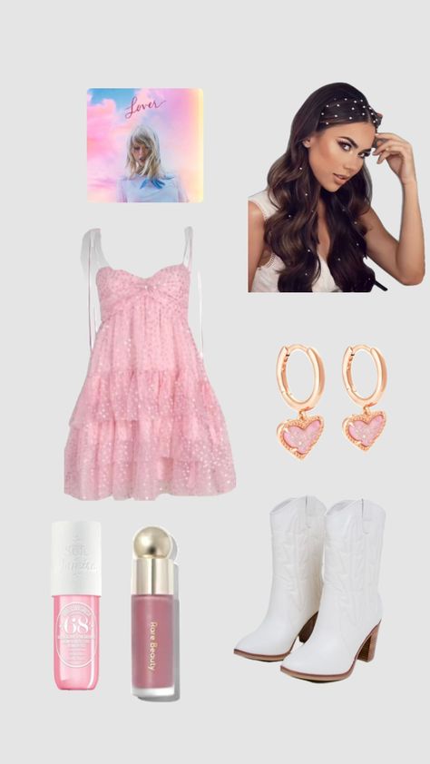 Taylor Swift lover ears tour outfit inspo Taylor Swift Birthday Invitations, Taylor Swift Halloween Costume, Consert Outfits, Ears Tour, Cute Concert Outfits, Outfit Inspo Shuffles, Taylor Swift Costume, Taylor Swfit, Taylor Swift Dress