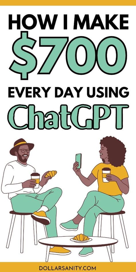 Want to make money online using ChatGPT? You can earn up to $700 a day from home, and I'll show you how. In this post, we'll explore how to use ChatGPT as a side hustle to create passive income streams. I'll share practical tips and strategies for making money by leveraging this powerful AI tool. Whether you're looking to boost your earnings with a side project or want a new way to make money from home, Learn To Budget Money, How To Side Hustle, Online Income Streams, Ideas To Make Money From Home Diy, How To Get Money To Start A Business, How To Make Online Money, How To Earn Online, Money Making Side Hustles, Make Money On Social Media