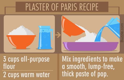 What is plaster of Paris and how does it need to be mixed? Read this article for the recipe to understand the answers of these queries. Paper Dragon Puppets, How To Make Plaster, Dragon Puppets, Paris Crafts, Paper Dragon, Diy Plaster, Homemade Clay, Paris Food, Plaster Crafts