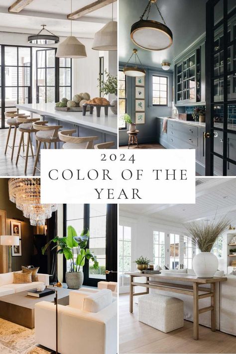 Color of the Year 2024 + Top Home Color Trends – jane at home Trending Paint Colors, Inspiration Images, Decoracion Living, Modern Cottage, Bathroom Trends, Style Deco, Home Decorating Ideas, Home Trends, Design Living Room