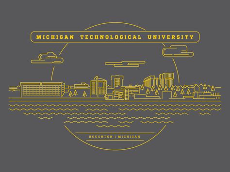 Michigan Tech Campus WIP Michigan, Michigan Tech University, Houghton Michigan, University Aesthetic, Michigan Tech, Tech Aesthetic, Creative Professional, Global Community, Jordan