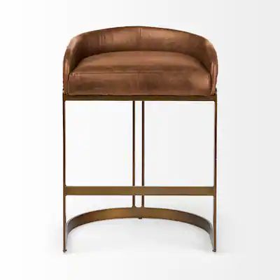 Buy Counter & Bar Stools Online at Overstock | Our Best Dining Room & Bar Furniture Deals Metal Stool, Counter Bar, Antique Brass Metal, Upholstered Bar Stools, Bar Height Stools, Leather Bar Stools, Leather Bar, Chaise Bar, Counter Bar Stools