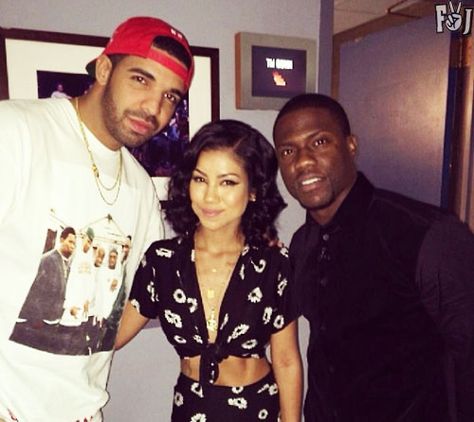 Drizzy, Jhene, & Kevin Hart! Drake Jhene Aiko, Drake And Jhene Aiko, Jhene And Drake, Drake Pfp, Big Sean And Jhene, Champagne Papi, Drake Drizzy, Jhené Aiko, Drake Graham