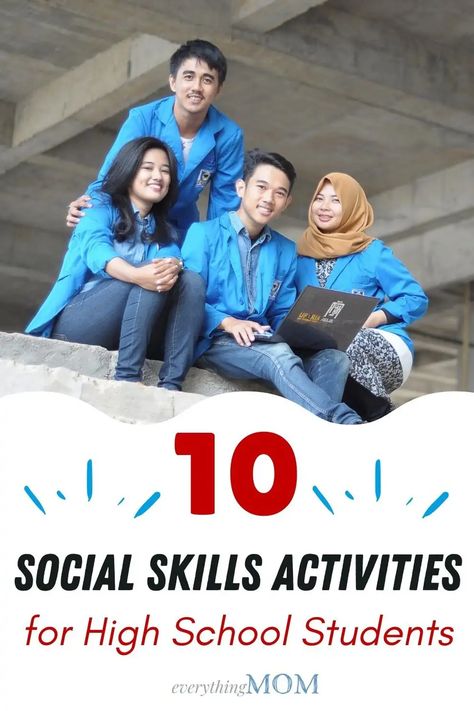 High School Social Skills Group, Soft Skills Activities High School, Group Counseling Activities High School, Teen Social Skills Activities, Social Emotional Learning Activities High School, High School Sel Activities, Social Skills High School, Interpersonal Skills Activities, Social Skills Teens