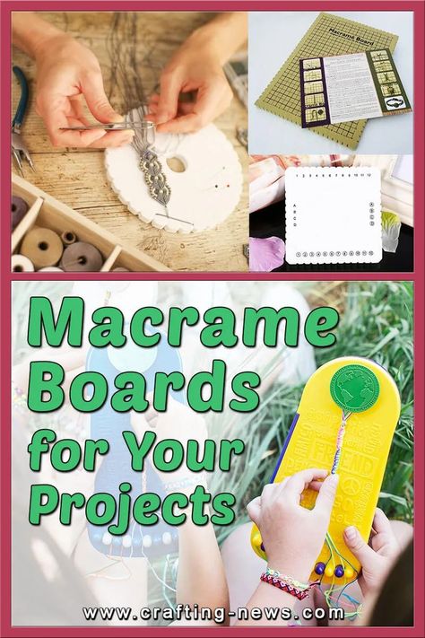 10 Best Macrame Boards for Your Macrame Projects in 2023 Macrame Board Diy, Macrame Board Diy How To Make, Diy Macrame Board, Macrame Decor Diy, Small Macrame Wall Hanging Pattern, Small Macrame Projects For Beginners, Macrame Work Station Diy, Macrame Kits, Small Macrame Projects