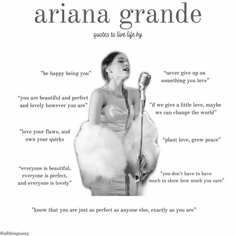 Ariana Grande Handwriting, Ariana Grande Bio Ideas, Ariana Grande Username Ideas, God Is Woman Ariana Grande, Ariana Grande Quotes Wallpaper, Ariana Grande Quote, Ariana Quotes, Ariana Lyrics, Ariana Grande Quotes