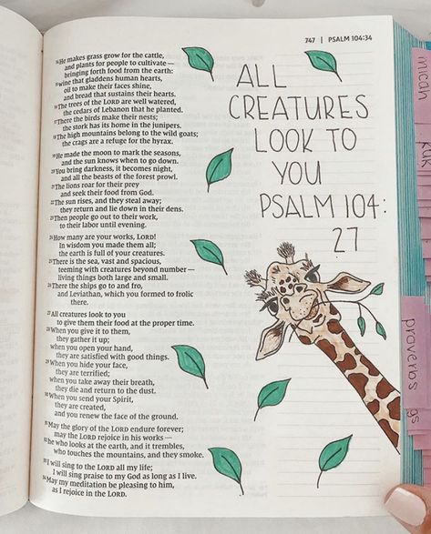 Psalms Bible Journaling, Church Journal, Christian Notes, Bible Drawings, Bible Painting, Bible Highlighting, Journal Bible Quotes, Bible Doodles, Bible Journal Notebooks