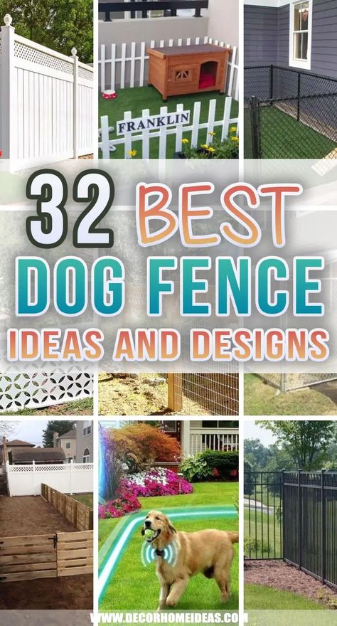 Pallet Dog Fence Outdoor, Garden Fence Dog Proof, Diy Fenced In Yard For Dog, Dog Pins Outside Ideas Backyards, Front Yard Fence For Dogs, Dog Fence Backyard, Cheap Dog Fence Ideas Diy, Fence Ideas For Small Dogs, Fence Options For Dogs
