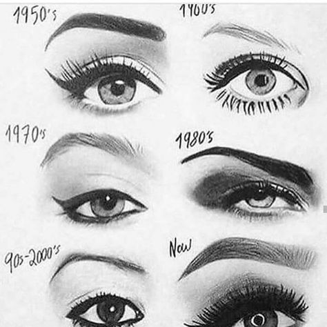 Beauty: The brows have it! - Write of the Middle Beauty Make Up, Make Up Tips, 1950s Makeup, Rockabilly Makeup, 50s Makeup, 70s Makeup, Retro Makeup, Pinterest Makeup, Vintage Makeup